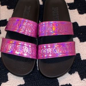 VS - Pink iridescent Slides (shimmering/shiny)